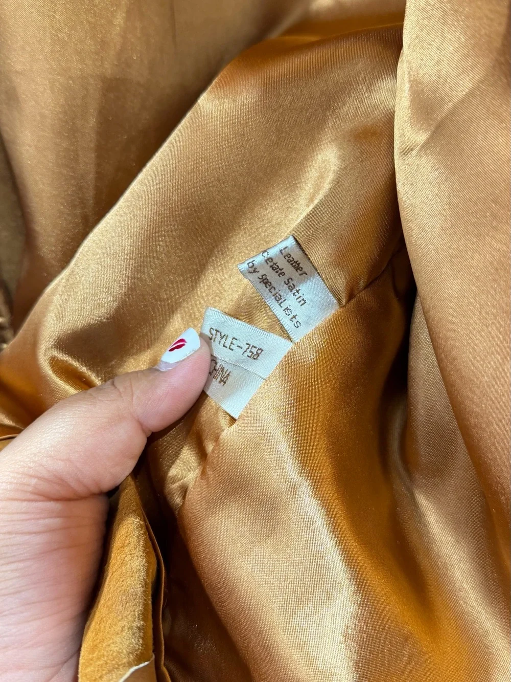 Scully Tan Leather Fringe Jacket with Beaded Shoulder Accents